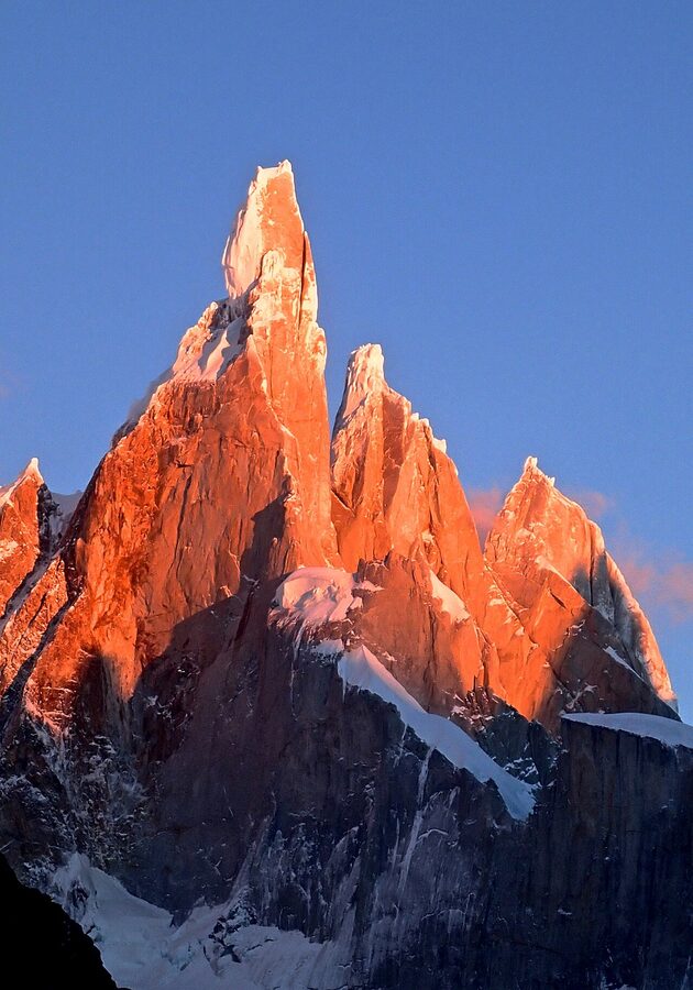 Cerro Torre granite spire in Argentine Patagonia